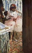 Edgar Degas The actress in the tiring room oil